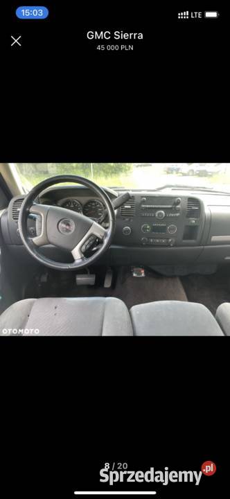 GMC Sierra nie RAM 322000km Bydgoszcz