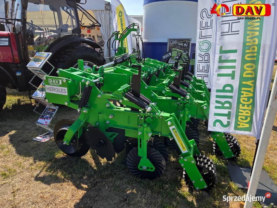 Polski agregat do uprawy pasowej striptill Kultywatory Opole