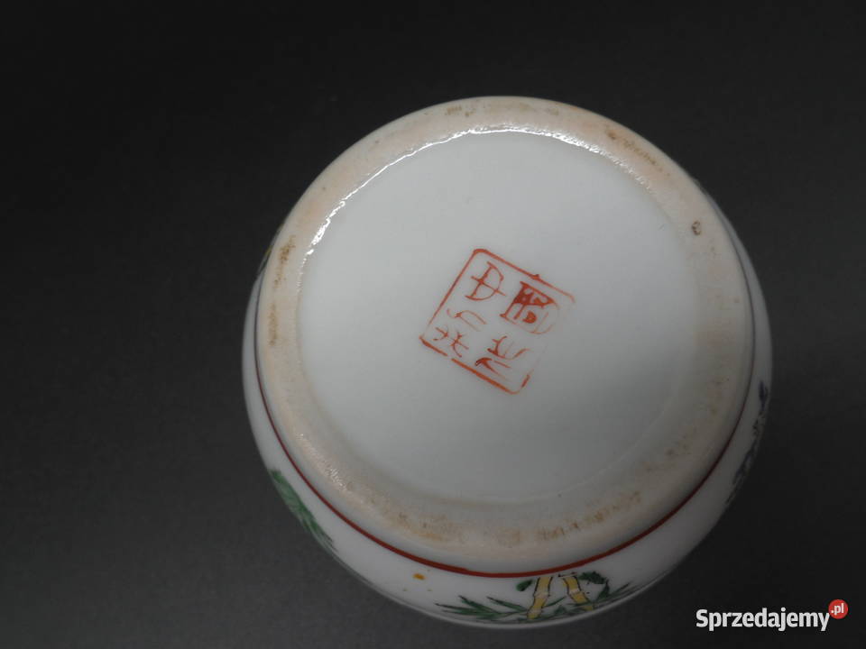 Antyczna porcelanowa popielniczka malowana Raszków sprzedam