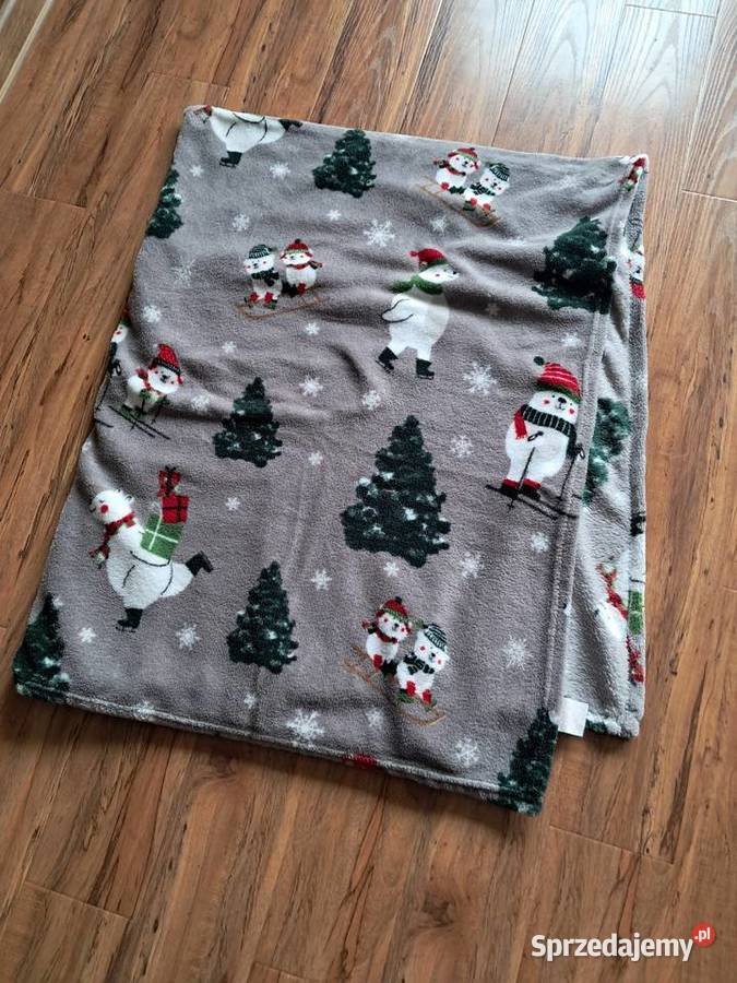 koc w bałwanki 170x120 stan Dla Dziecka Sandomierz