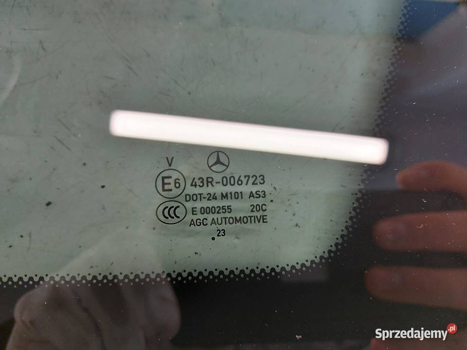 Mercedes W254 GLC 220d SZYBA KAROSERYJNA PRAWY osobowe