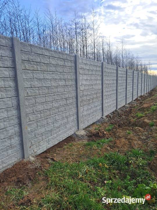 Ogrodzenia betonowe Kościan