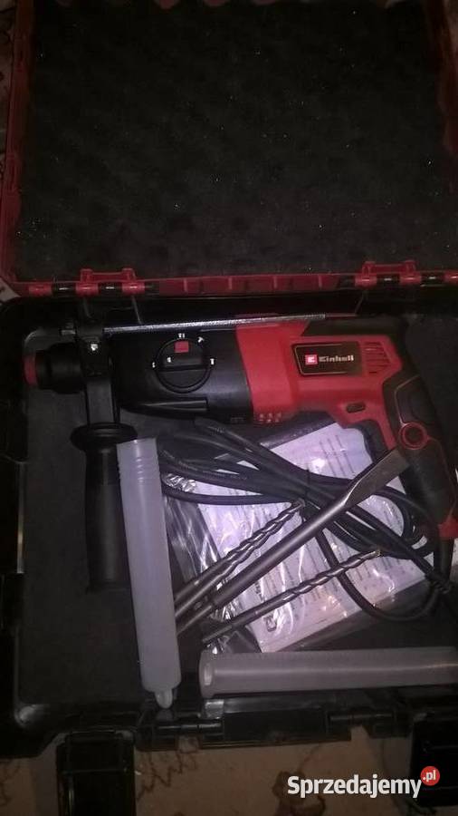 Młotowiertarka 850W nowa Einhel walizka dłuta 230V mazowieckie Mińsk Mazowiecki