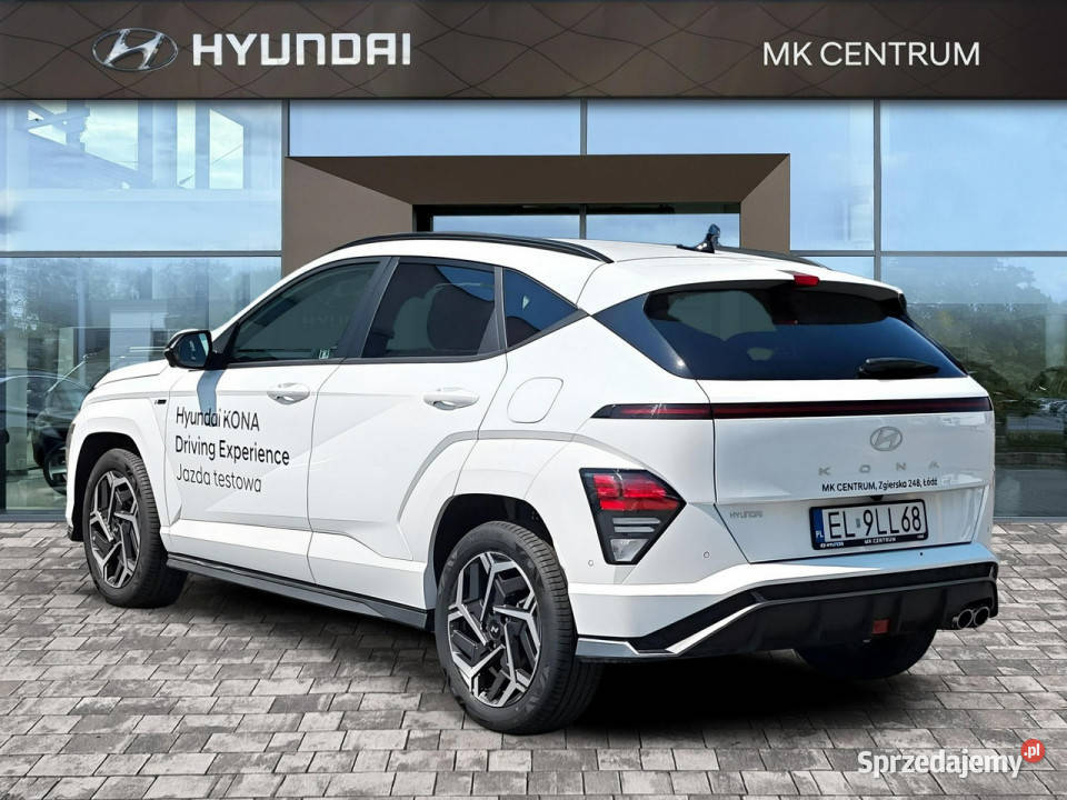 Hyundai Kona 16 TGDI 7DCT 2WD 138 N Line MY25 biały łódzkie Piotrków Trybunalski