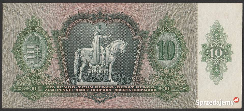 WĘGRY 10 PENGO 1936 B STAN 2 Łódź