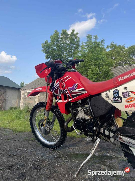 Kawasaki kmx 125 dwusuwowy Pogorzelec