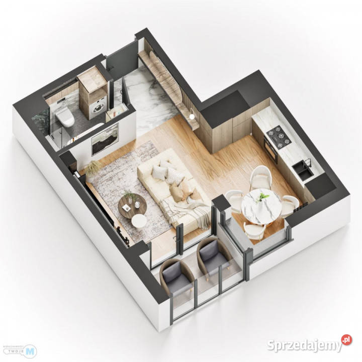 Sprzedam mieszkanie Kielce 2624m2 1 pokój