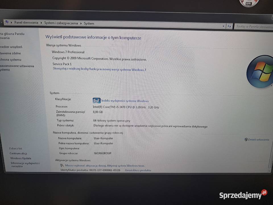 Syndyk sprzeda Zestaw Komputer stacjonarny