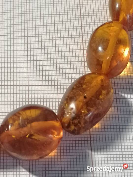 Naszyjnik bursztyn oliwki 54gram Białystok