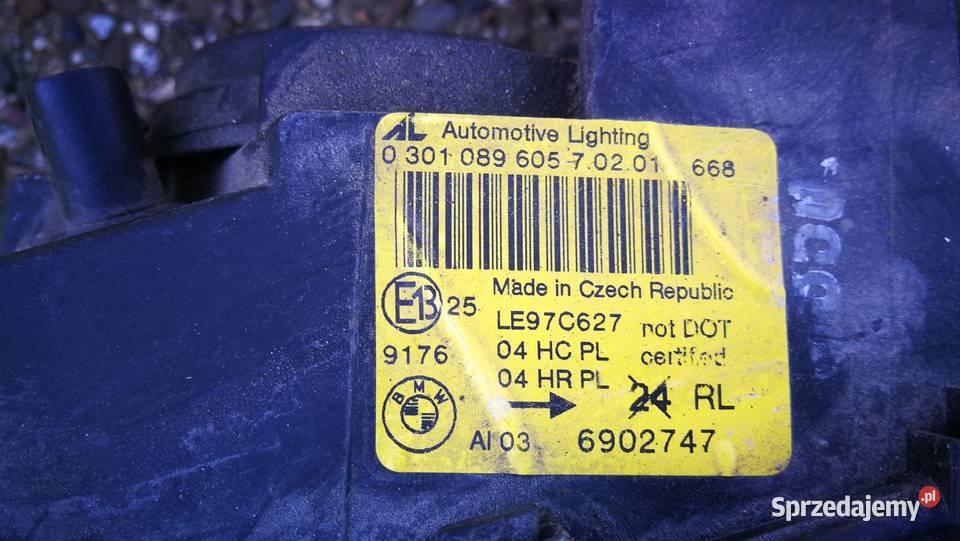 Lampa lewa BMW E46 Sedan przedlift UK AL sprzedam