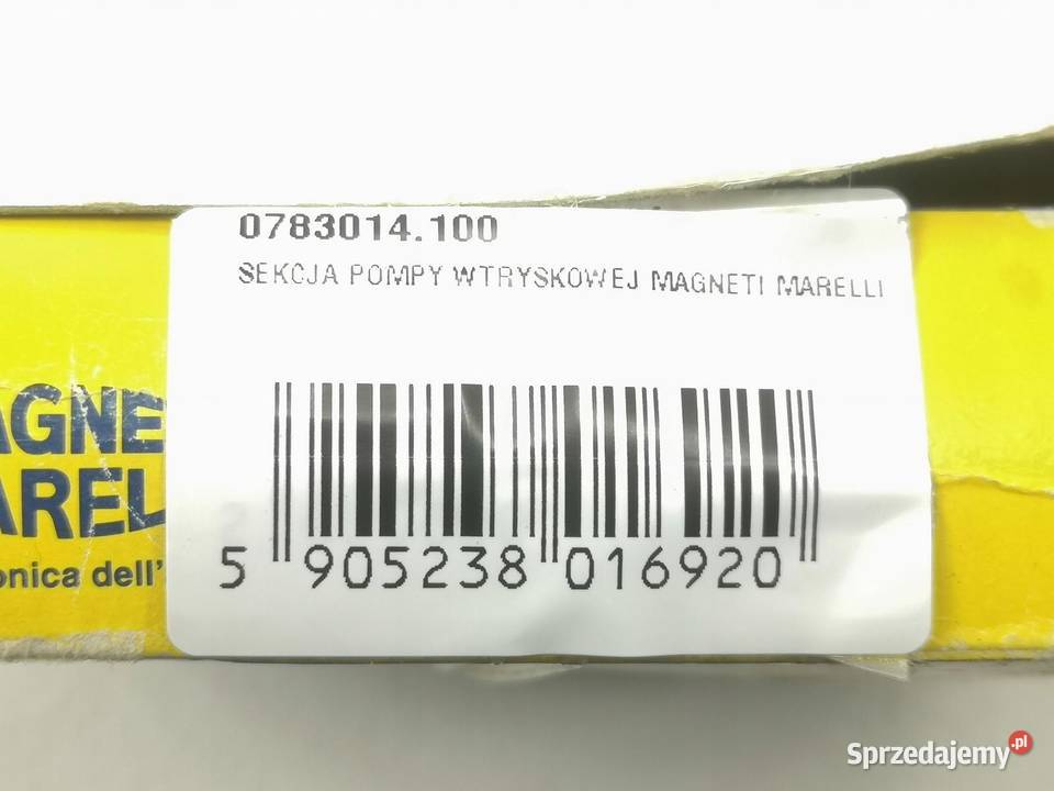 SEKCJA POMPY WTRYSKOWEJ MAGNETI MARELLI