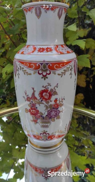 TURYNGIA PROJ KRONE 1762 WAZON PODŁOGOWY WYS 34 Porcelana i szkło Pabianice sprzedam