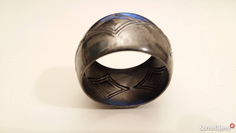 Serwetnik platerowany sygnowany GAB Kętrzyn