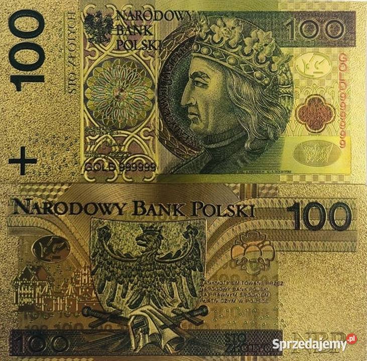 ZŁOTE Banknoty 24 Karat Papież Chrobry Mieszko Antyki, Sztuka, Kolekcje