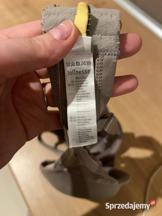 Śliczny beżowy stanik Jolinesse 85C Usztywniany pomorskie Gdańsk