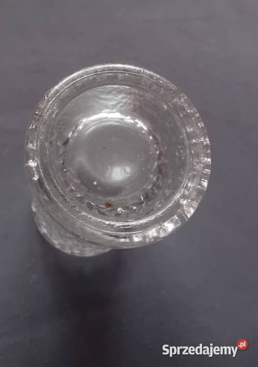 Wazonik szklanka barmańska szkło mrożone Bohemia Koźminek