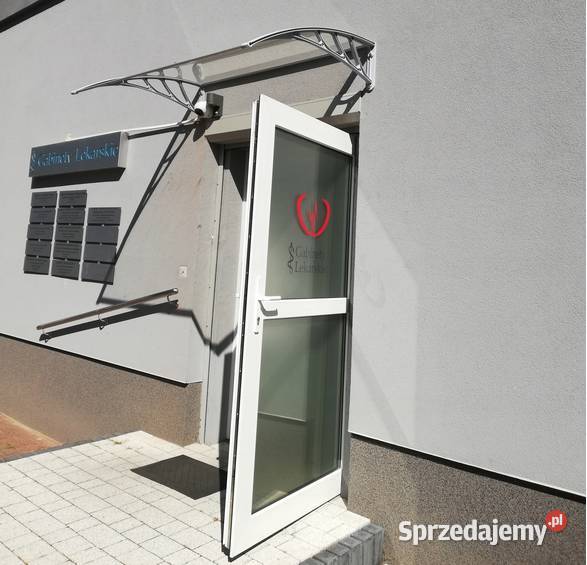 DASZEK DRZWI ZADASZENIE 150x100 ALUMINIUM PLEXI podlaskie