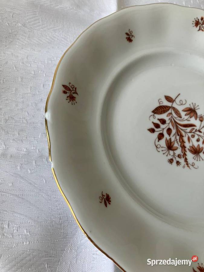 Piękny zestaw serwis obiadowy Karolina porcelana Nisko