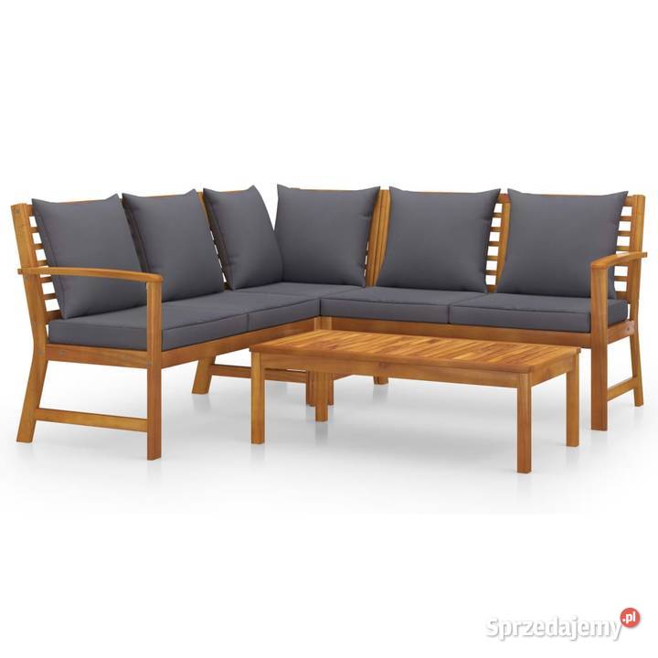 vidaXL 4cz zestaw wypoczynkowy do ogrodu Ogród