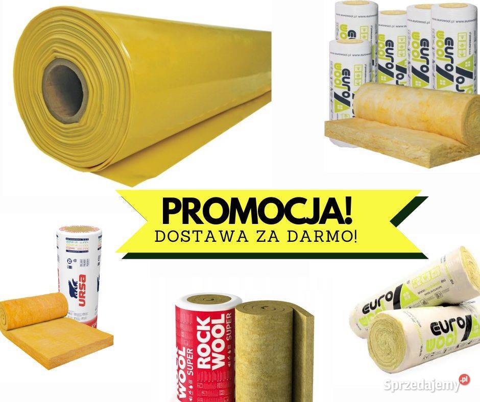 Wełna ursa isover climwool rockwool Transport Bydgoszcz sprzedam