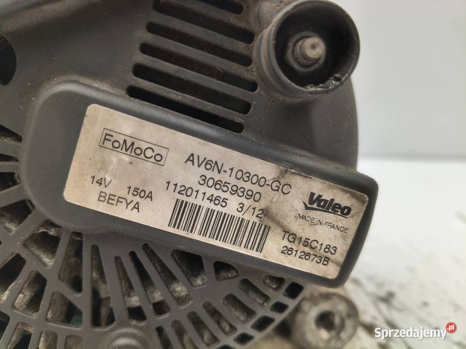 ALTERNATOR Ford Focus III 16 TDCI valeo