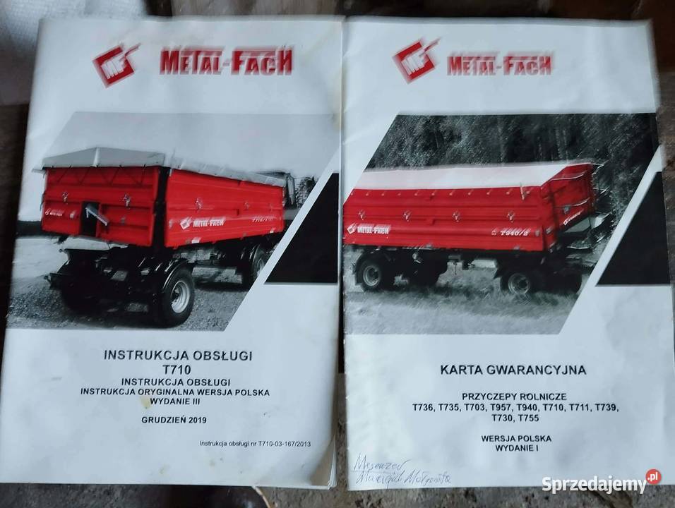 Przyczepa wywrotka 8 ton lubelskie Ulan Duży sprzedam