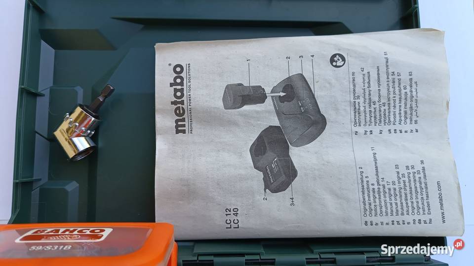Bity BAHCO wiertarkowkrętarka METABO adapter lubelskie sprzedam