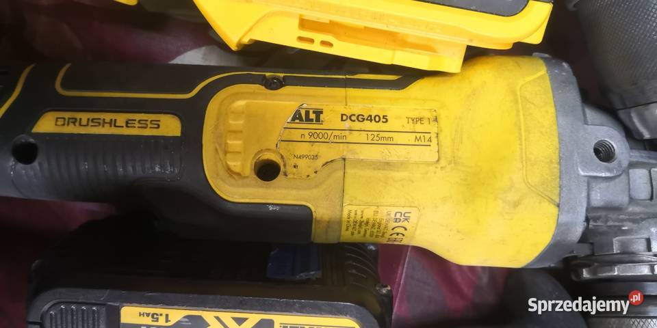 DeWalt DCG405 DCD996 ładowarka i akumulatory