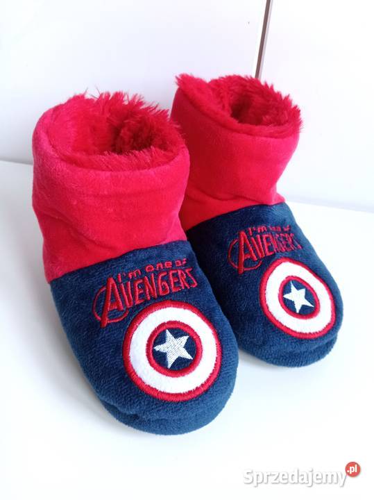 Nowe ciepłe wysokie kapcie Avengers Marvel 2425 śląskie Katowice
