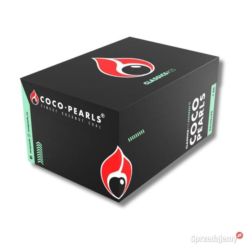COCOPEARLS Węgiel Kokosowy do Shishy 25mm 1 Box