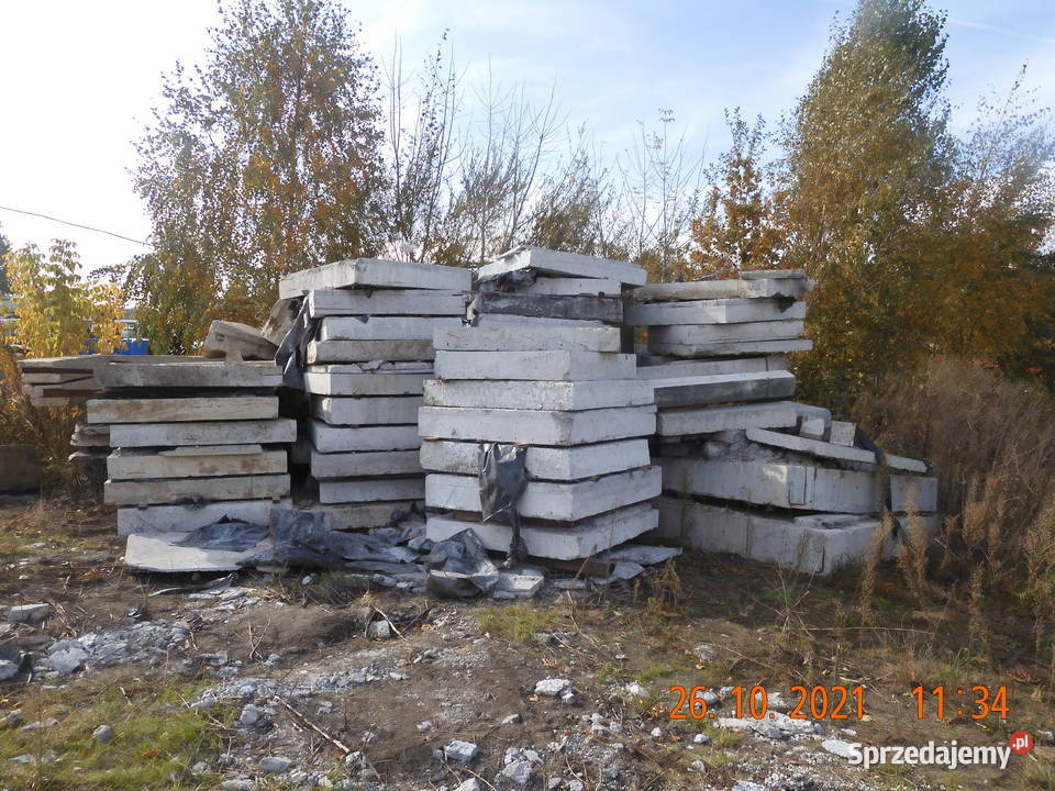 Płyty betonowe 130x120x2025 śląskie Dąbrowa Górnicza