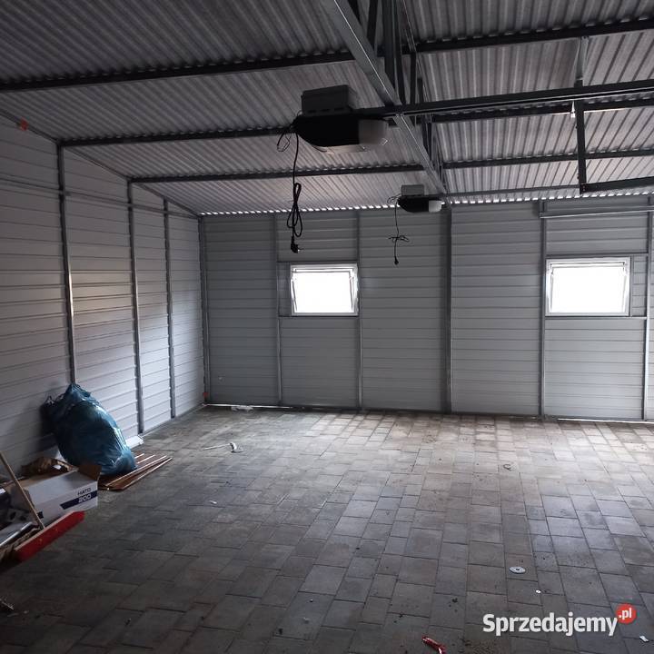 Garaż 9x6 Garaże blaszane Wiaty śmietnikowe oświetlenie Sprzedaż zachodniopomorskie Gryfino
