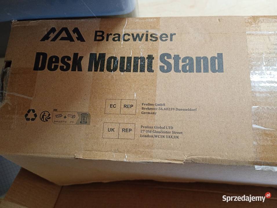 Uchwyt biurkowy na dwa monitory Bracwiser MD7442 Dom i Ogród sprzedam