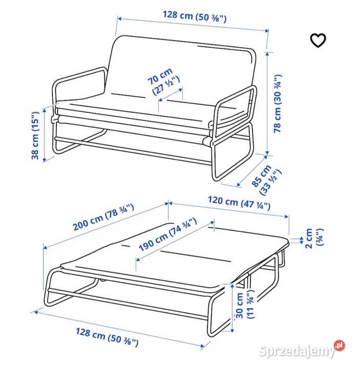 Rozkładana sofa Sofy i kanapy Kraków