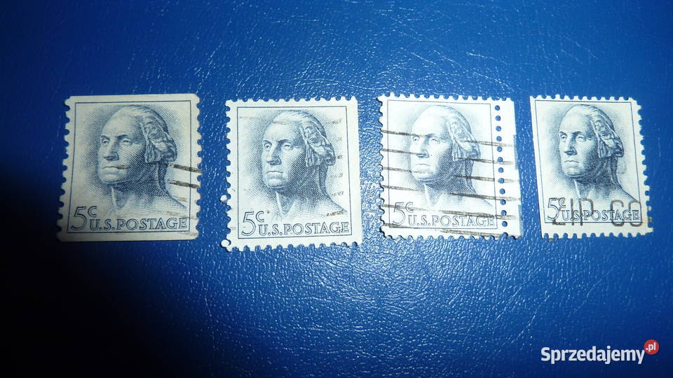 Znaczek USA George WASHINGTON 5 cent małopolskie Bukowno