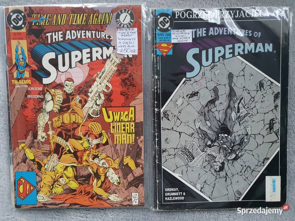 Superman zestaw 64 komiksów różne numery TMSemic pomorskie Gdynia
