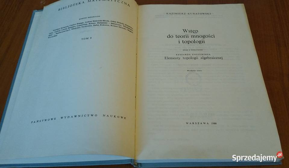 Wstęp do teorii mnogości i topologii  Kazimierz