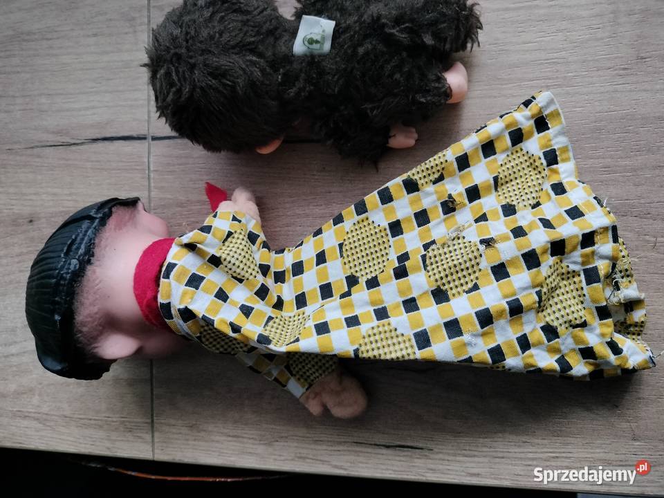 Pacynka i małpka Monchhichi zestaw stare zabawki zachodniopomorskie Choszczno