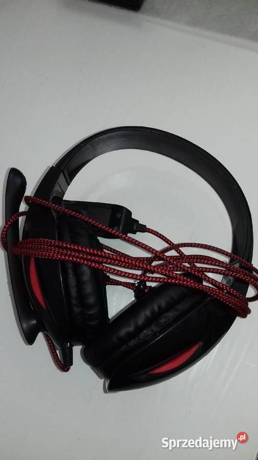 Słuchawki nauszne zestaw 2 sztuki uszkodzone