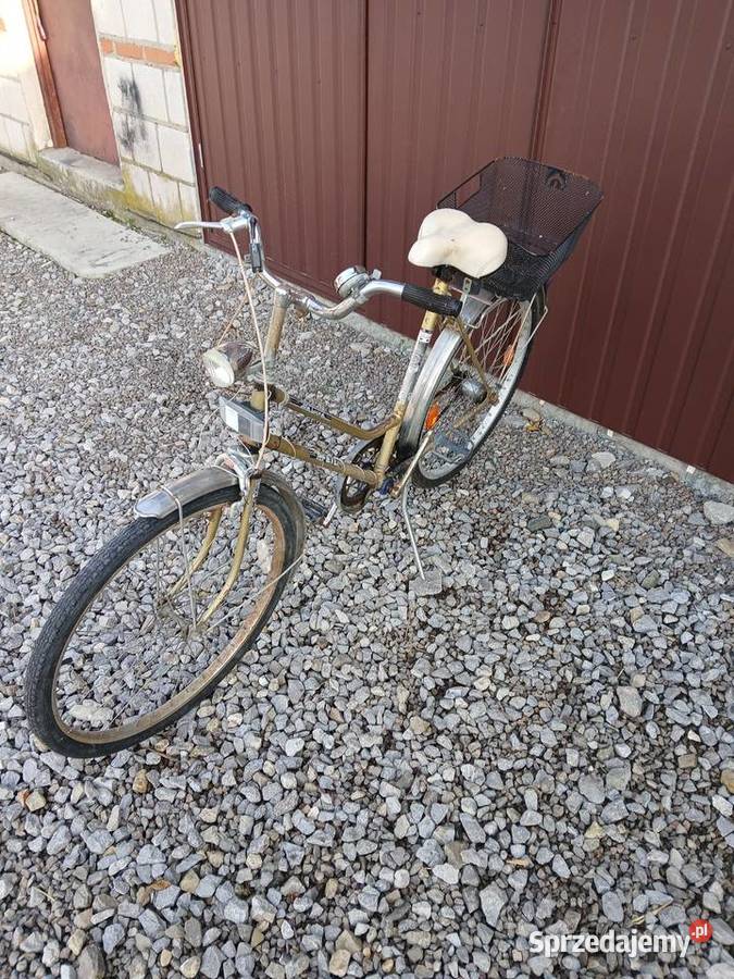 Rower Damka 26 PFIEL DELUX koszyk światła