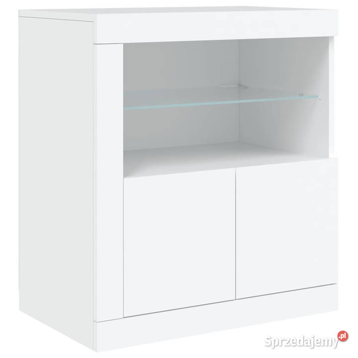 Szafka z oświetleniem LED biała 283x37x67 mazowieckie