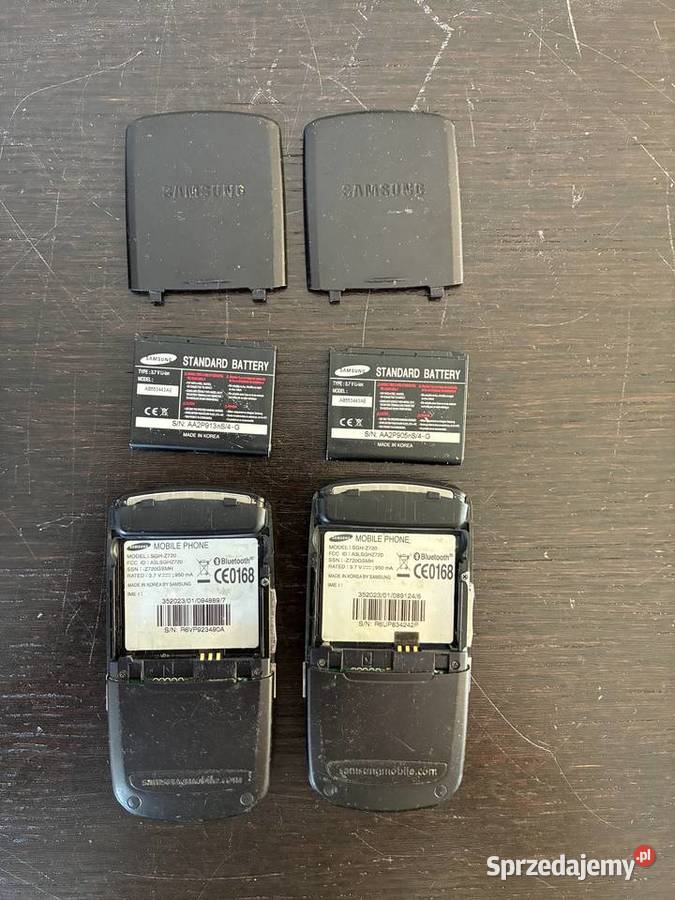 2 telefony Samsung SGH Z720 używane 1 ładowarka Elbląg