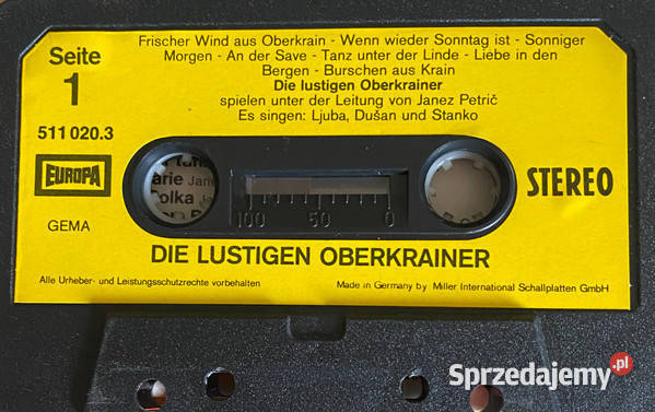 Die Lustigen Oberkrainer 1 płyta Gliwice