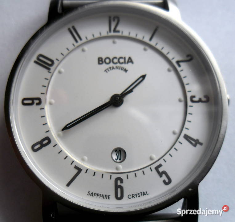 Boccia zegarek kwarcowy wykonany z tytanu Osie