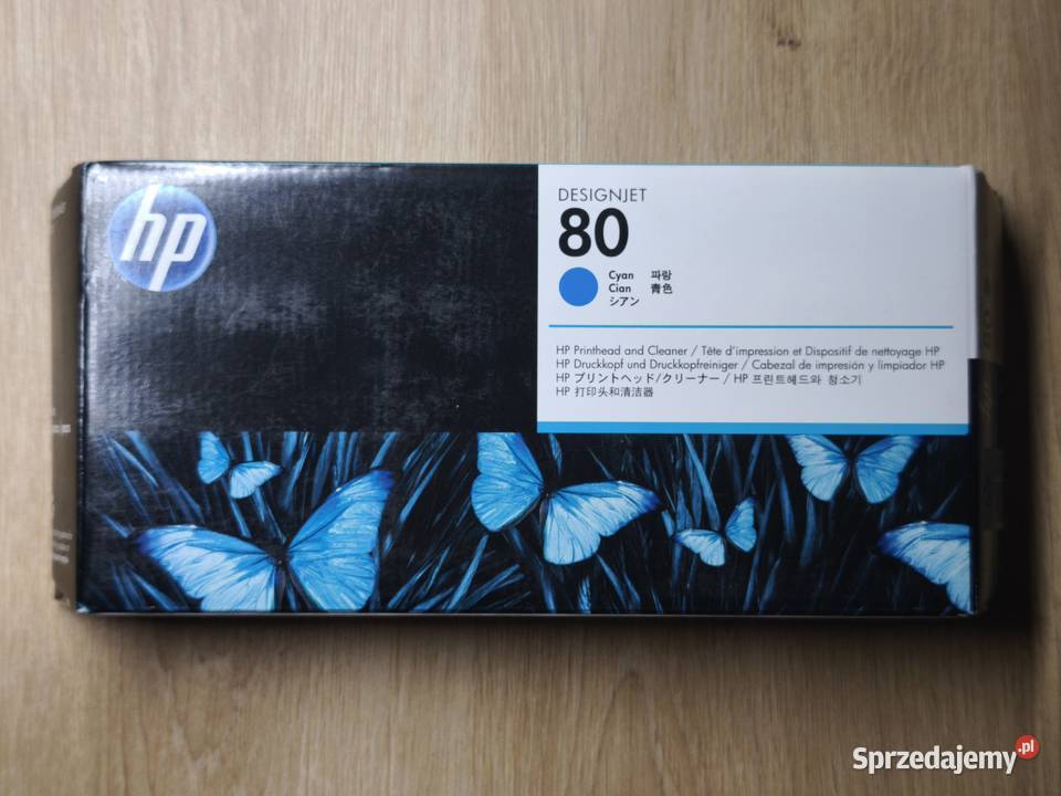 Głowica HP 80 NIEBIESKA CYAN C4821A HP 1050 1055 pomorskie Gdańsk