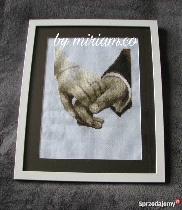 ślub pamiątka prezent haft Pozostałe Czerwionka-Leszczyny sprzedam