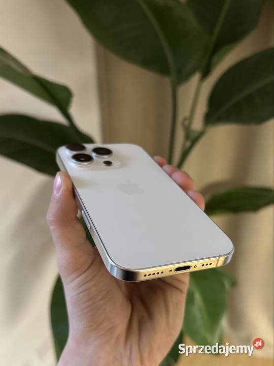 iPhone 16 Pro 128GB 89 White Titanium Stan Apple / iPhone Telefony i Akcesoria Bełchatów
