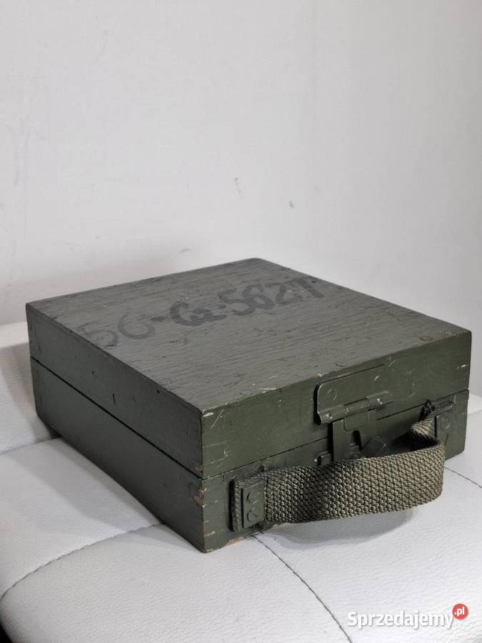 Wojskowa skrzynka drewniana lwp zsrr sygnowana