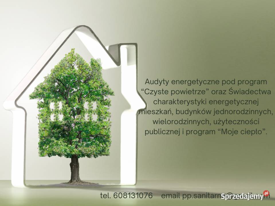 Charakterystyki energetyczne Pozostałe usługi