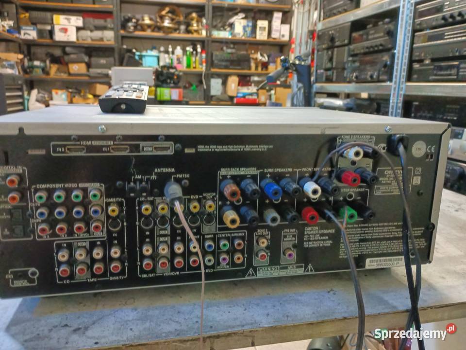 Amplituner 71 Onkyo TXSR605 HDMI pilot dolnośląskie Lubin